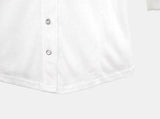 Daen Pocket Button Collar Three Quarter T-shirt