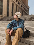 Riet biker denim jacket