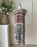 Onday Ethnic Patterned Sleeveless One Piece (Belt set)