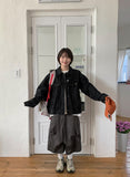 [unisex] Coinin Banding Bermuda Cargo Pants