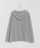 Pings summer see-through hooded long-sleeved tee