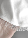 Pre-lace Trimmed Sleeveless