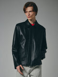 Lambskin Round Cut Single Jacket