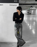 Senko Rib Half-zip Muscle Fit Knit