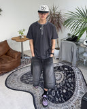 Eddie Dart Bermuda Denim Pants
