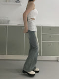 Incision Span Bootcut Denim