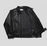 Fade leather jacket
