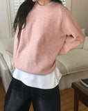 [Wool10] Loose fit wool round knit