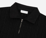 Revan Half Zip-Up Cable Knit