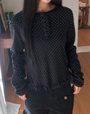Toel Dot Frill Long Sleeve T-Shirt