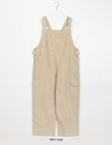 Hendymo corduroy balloon suspender pants