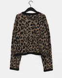 Nona Leopard Hopi Brush Knit Cardigan
