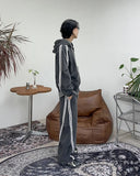 Herion Double Track Hooded Zip-up