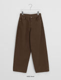 Mittori Pintuck Cotton Wide Pants