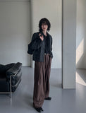 Light maxi wide slacks