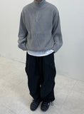 Hachi Knit Half zip-up jacket