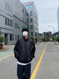 Glossy Nylon Windbreaker