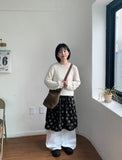Rubets Pintuck Banding Wide Pants