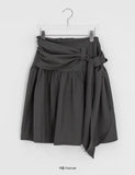 Loen Tie Midi Skirt