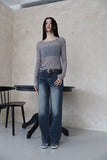 Sraight washed denim