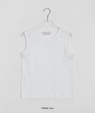 Rehu Round Basic Ribbed Sleeveless