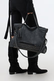 Lowell Stud Shoulder Bag