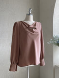 Kale Draped Blouse