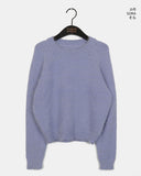 Lacon loose fit angora round knit