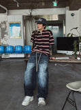 Zed Cat Balloon Denim Pants