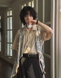 Bandana scarf half shirt