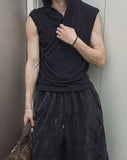 Dates Henley Neck Short Sleeve Hoodie