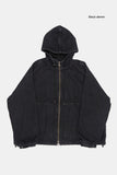 Hibbing hooded over denim jumper