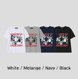 Heaven Graphic Lettering Short Sleeve T-shirt
