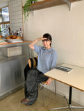 [unisex] Panky Summer Boucle Collar Short Sleeve Knit
