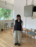 Natsuda Layered Strap V-Neck Knit Vest