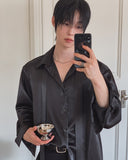 Locke Satin Tie Shirt