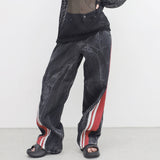 (Unisex) Renta Side Track Denim Pants