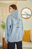 Serendipity Embroidery Brushed Hood