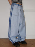 INSIDE OUT TRACK DENIM