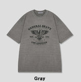 Los printing pigment short sleeve t-shirt