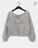 Reven Cubic One Off Shoulder Sweatshirt