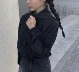 Kime Cropped Windbreaker Jacket