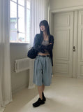 Conch Vintage Linen Boxy Check Shirt