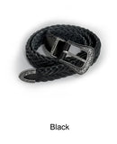 Ruthen Western Braided Leather Belt