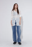 half two-tone denim