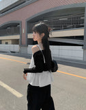 Summer Corset Shirring Sleeveless Ribbon Blouse