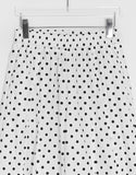 Selvk summer banding wide nylon pants