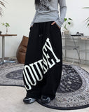 Journey Brushed Lettering Pants
