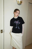 Ruffle Ribbon Crop TEE