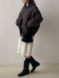 [6oz/unisex] Envy High Neck Overfit Hood Padding